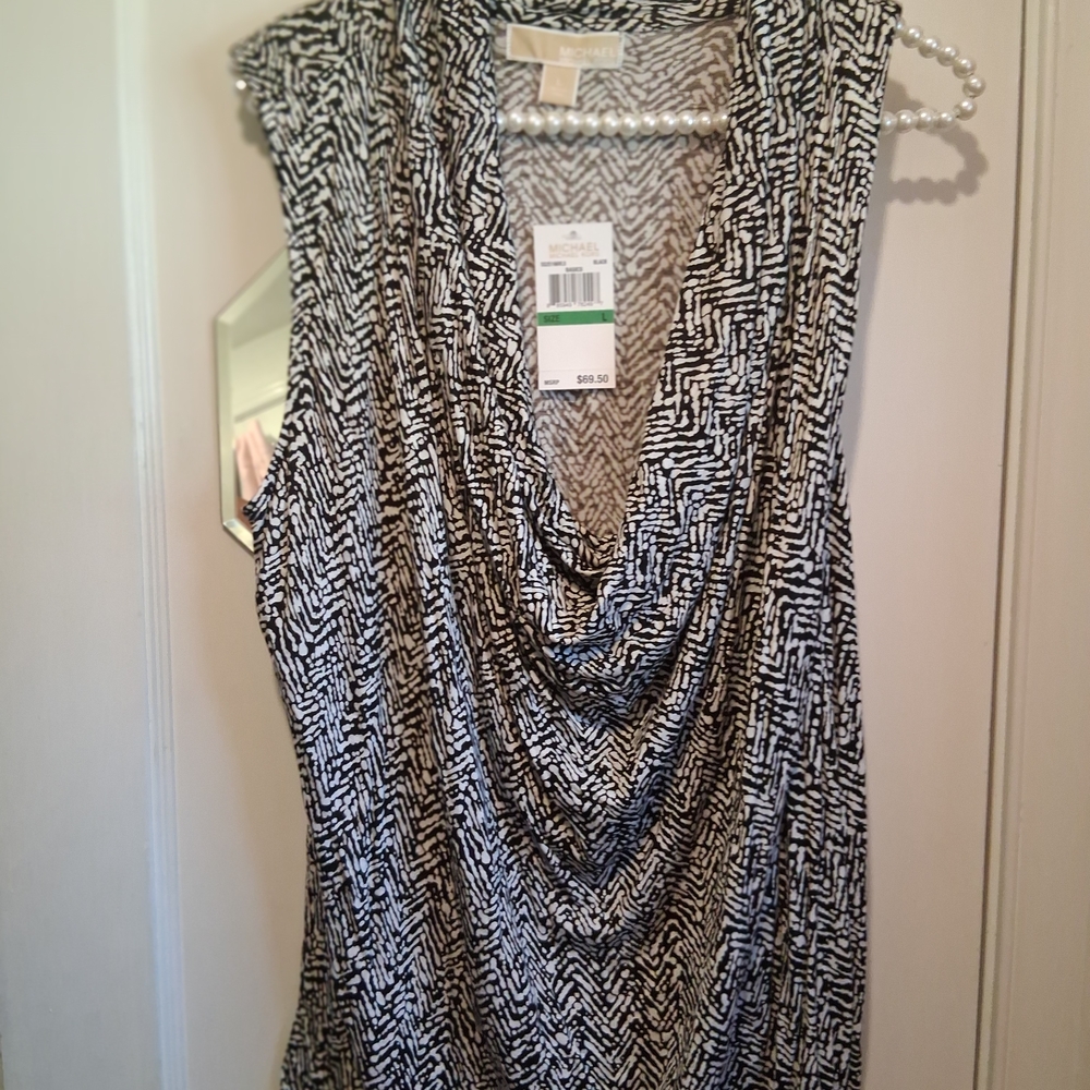 Black and White Women's Top